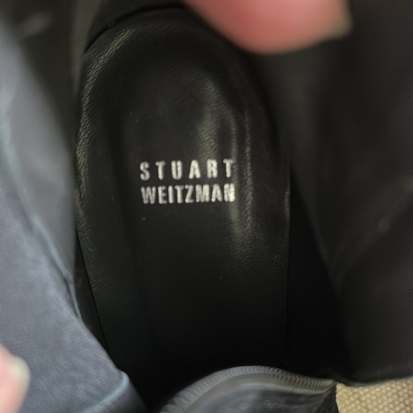 Stuart Weitzman Black Heeled Boots - Picture 4 of 16